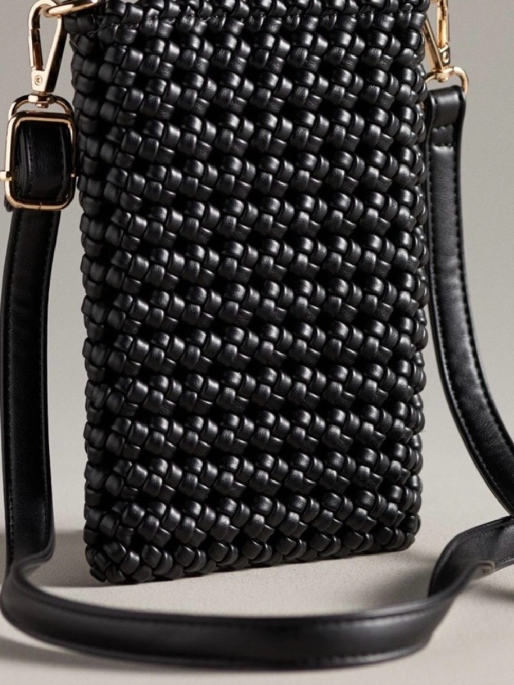 By Anthropologie Kalani Woven Knot Crossbody Phone Bag